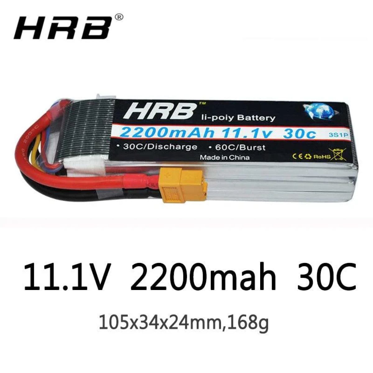 HRB 3S Lipo аккумулятор 11.1V 2200mAh 30C T XT60 Deans XT90 EC5 для SCX10, самолётов, FPV, RC HRB 3S Lipo аккумулятор 11.1V 2200mAh 30C T XT60 Deans XT90 EC5 для SCX10, самолётов, FPV, RC