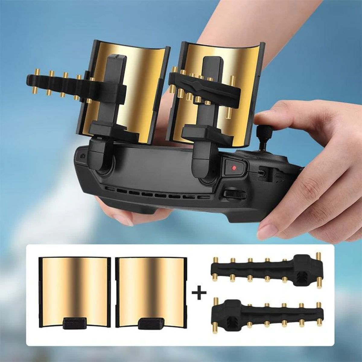 Усилитель сигнала Yagi для пульта DJI Mavic, FIMI X8 MINI — расширитель диапазона антенны Усилитель сигнала Yagi для пульта DJI Mavic, FIMI X8 MINI — расширитель диапазона антенны