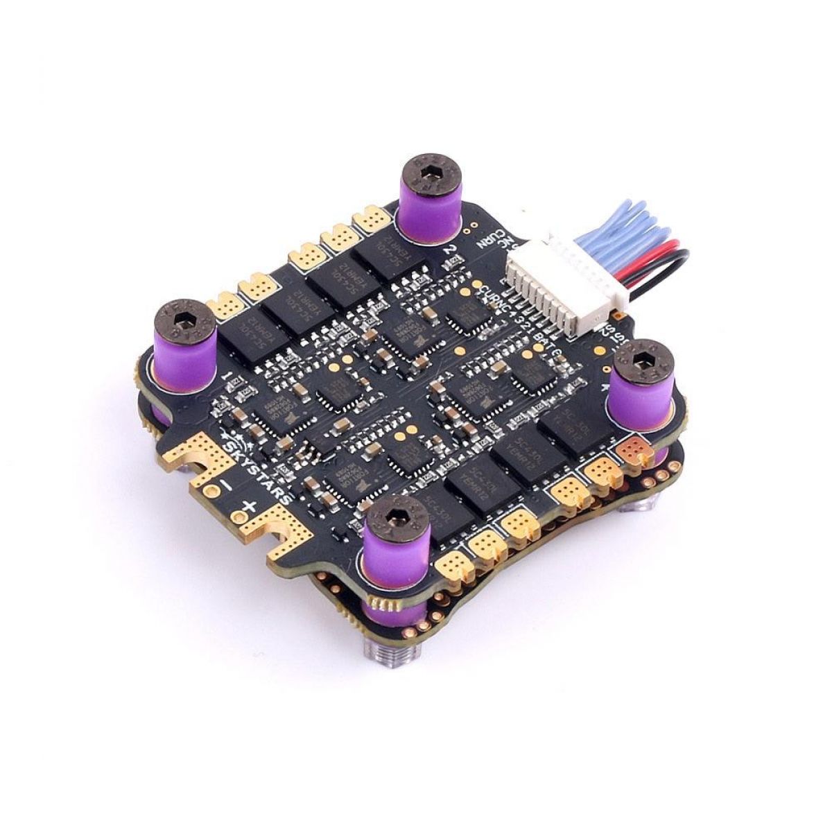 Контроллер полёта Skystars F405 F4 + 4в1 55A ESC 3-6S Lipo BMI270 Betaflight OSD Dshot600 для FPV дрона Контроллер полёта Skystars F405 F4 + 4в1 55A ESC 3-6S Lipo BMI270 Betaflight OSD Dshot600 для FPV дрона