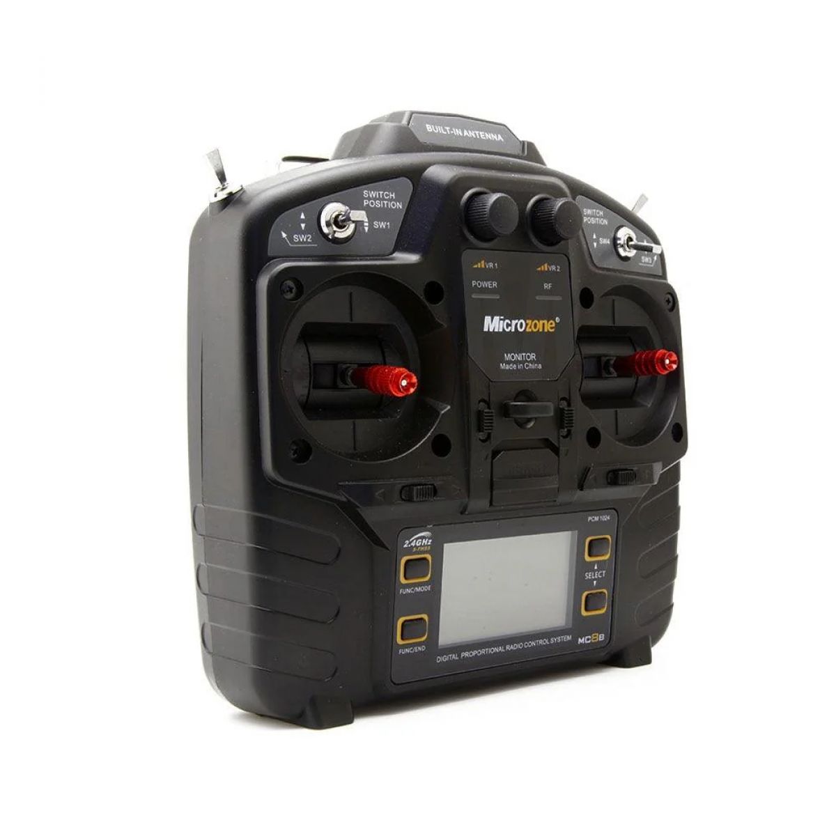 Пульт Microzone MC8B 2.4ГГц 8 каналов + приёмник MC8RE/MC9002 для самолётов и вертолётов RC Пульт Microzone MC8B 2.4ГГц 8 каналов + приёмник MC8RE/MC9002 для самолётов и вертолётов RC