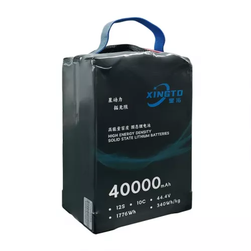 Аккумулятор XINGTO 44.4В 12S 40000мАч 10C для дрона — 340Втч/кг, высокоплотный полу-твердотельный литиевый