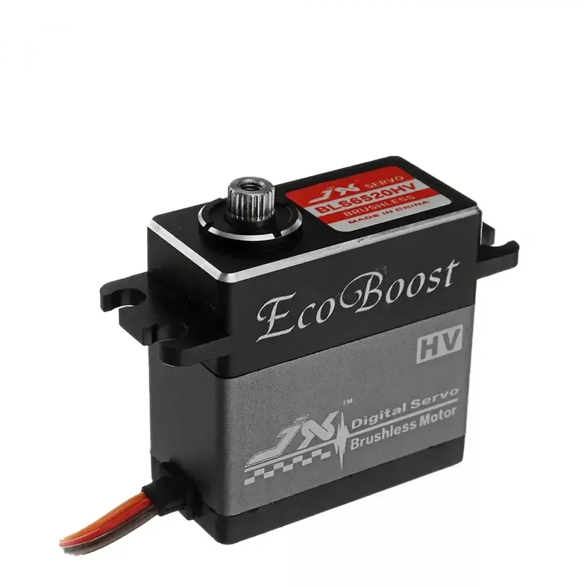 JX Servo EcoBoost BLS6520HV — 20кг, 180°, HV, метал. шестерни, бесщеточный цифровой сервопривод для RC моделей JX Servo EcoBoost BLS6520HV — 20кг, 180°, HV, метал. шестерни, бесщеточный цифровой сервопривод для RC моделей
