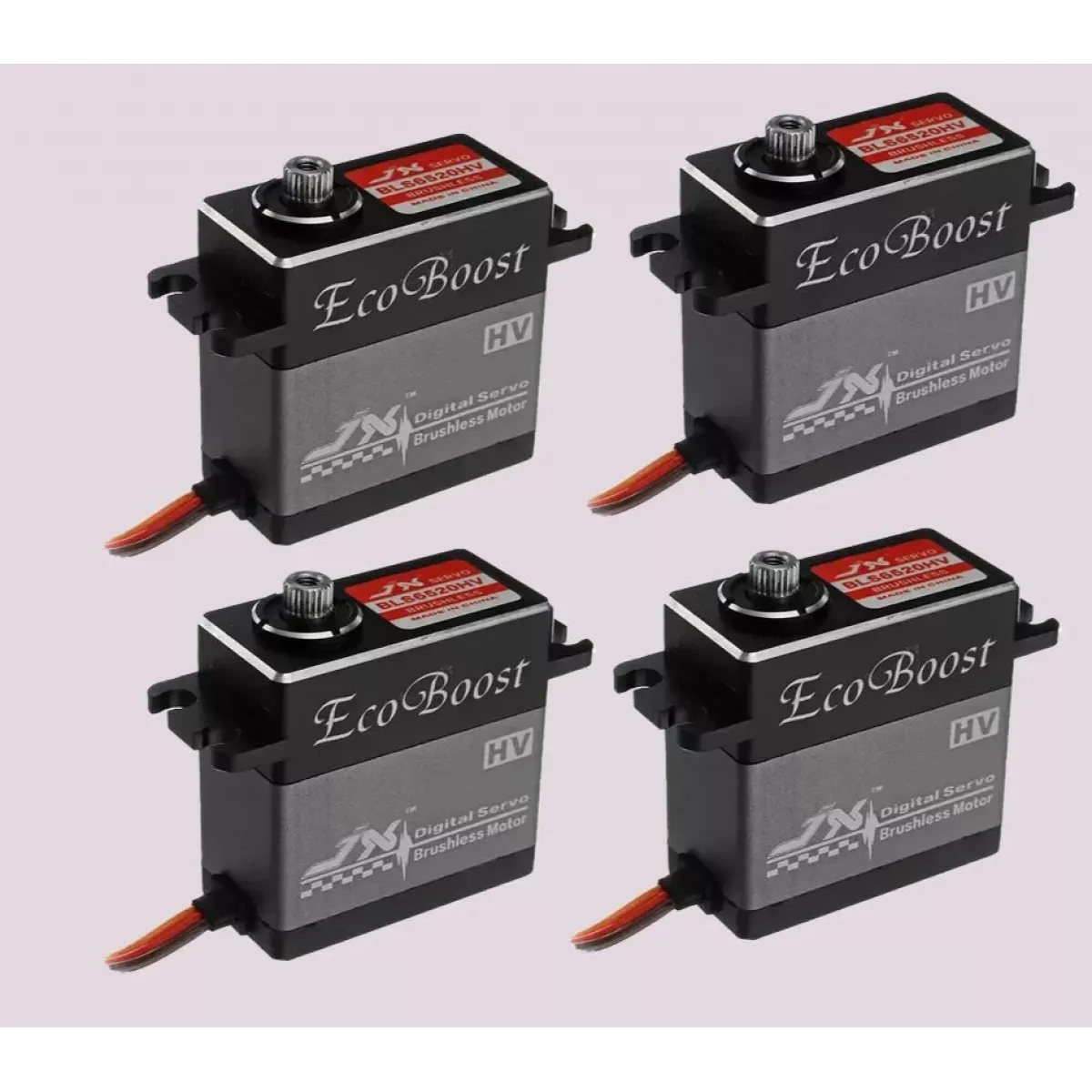 JX Servo EcoBoost BLS6520HV — 20кг, 180°, HV, метал. шестерни, бесщеточный цифровой сервопривод для RC моделей JX Servo EcoBoost BLS6520HV — 20кг, 180°, HV, метал. шестерни, бесщеточный цифровой сервопривод для RC моделей