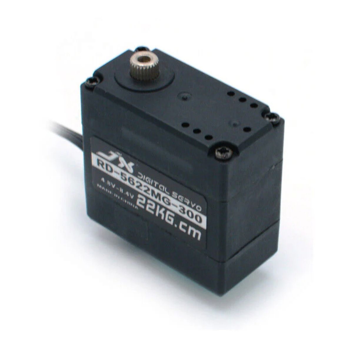 JX Servo RD-5622MG - цифровой сервопривод 22кг.см, 180°/300°, металл. шестерни, высокий крутящий момент JX Servo RD-5622MG - цифровой сервопривод 22кг.см, 180°/300°, металл. шестерни, высокий крутящий момент