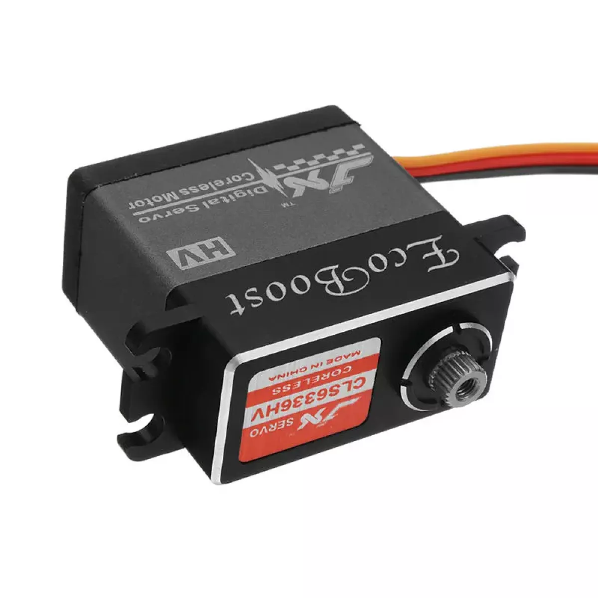 JX Servo Ecoboost BLS6534HV — 7.4В 33КГ 180° мощный бесщеточный цифровой сервопривод для RC моделей JX Servo Ecoboost BLS6534HV — 7.4В 33КГ 180° мощный бесщеточный цифровой сервопривод для RC моделей
