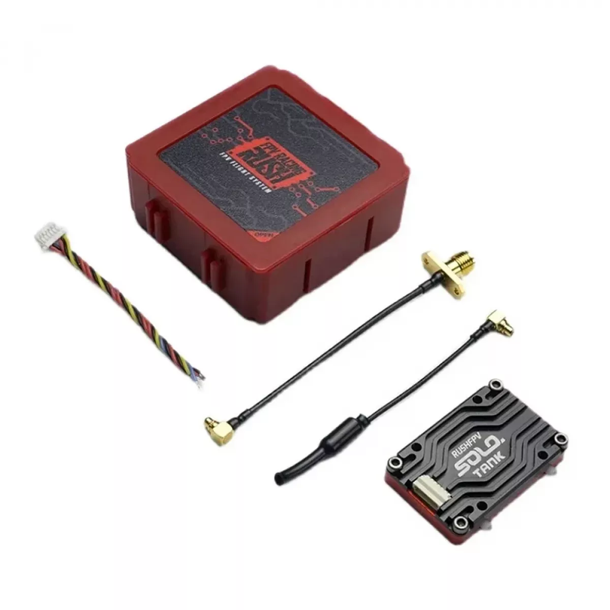 RUSHFPV RUSH TANK SOLO 1.6W 5.8G VTX 48CH, PitMode, 25/400/800/1600мВт, 2-6S, микрофон, FPV дальнего действия RUSHFPV RUSH TANK SOLO 1.6W 5.8G VTX 48CH, PitMode, 25/400/800/1600мВт, 2-6S, микрофон, FPV дальнего действия