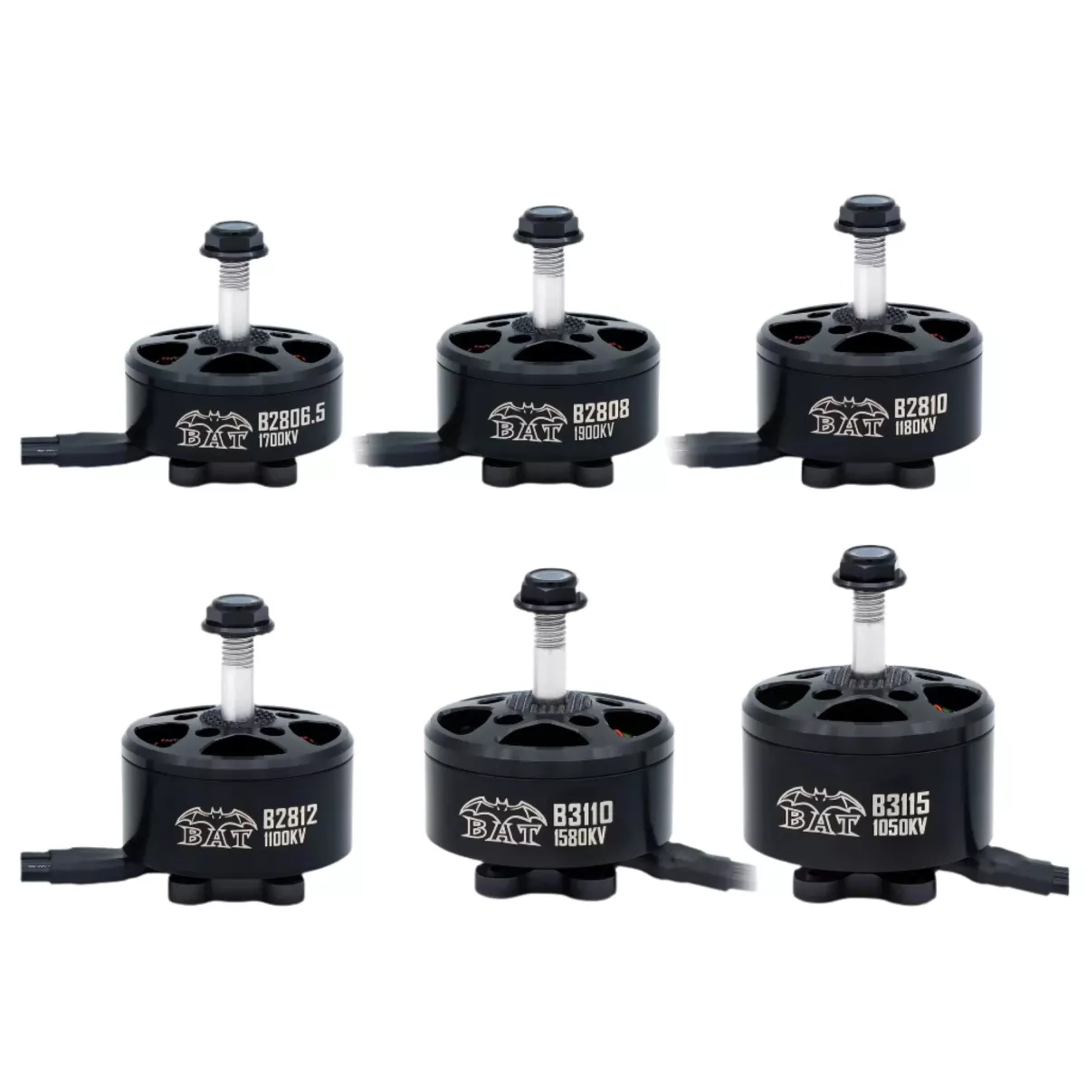 Набор бесколлекторных моторов Surpass Hobby BAT 4шт 800KV-1900KV для FPV-дронов 2806.5-3115 Набор бесколлекторных моторов Surpass Hobby BAT 4шт 800KV-1900KV для FPV-дронов 2806.5-3115