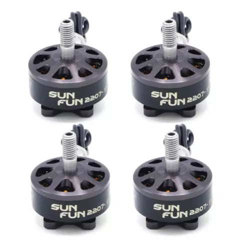 Бесколлекторный мотор SUNFUN SF2207 1750KV/2450KV/2750KV CW для FPV дрона 5 дюймов