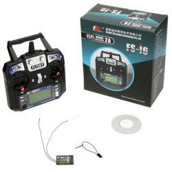 FlySky FS-i6 2.4G 6CH передатчик AFHDS с приёмником FS-iA6/IA6B для RC вертолёта, самолёта, дрона