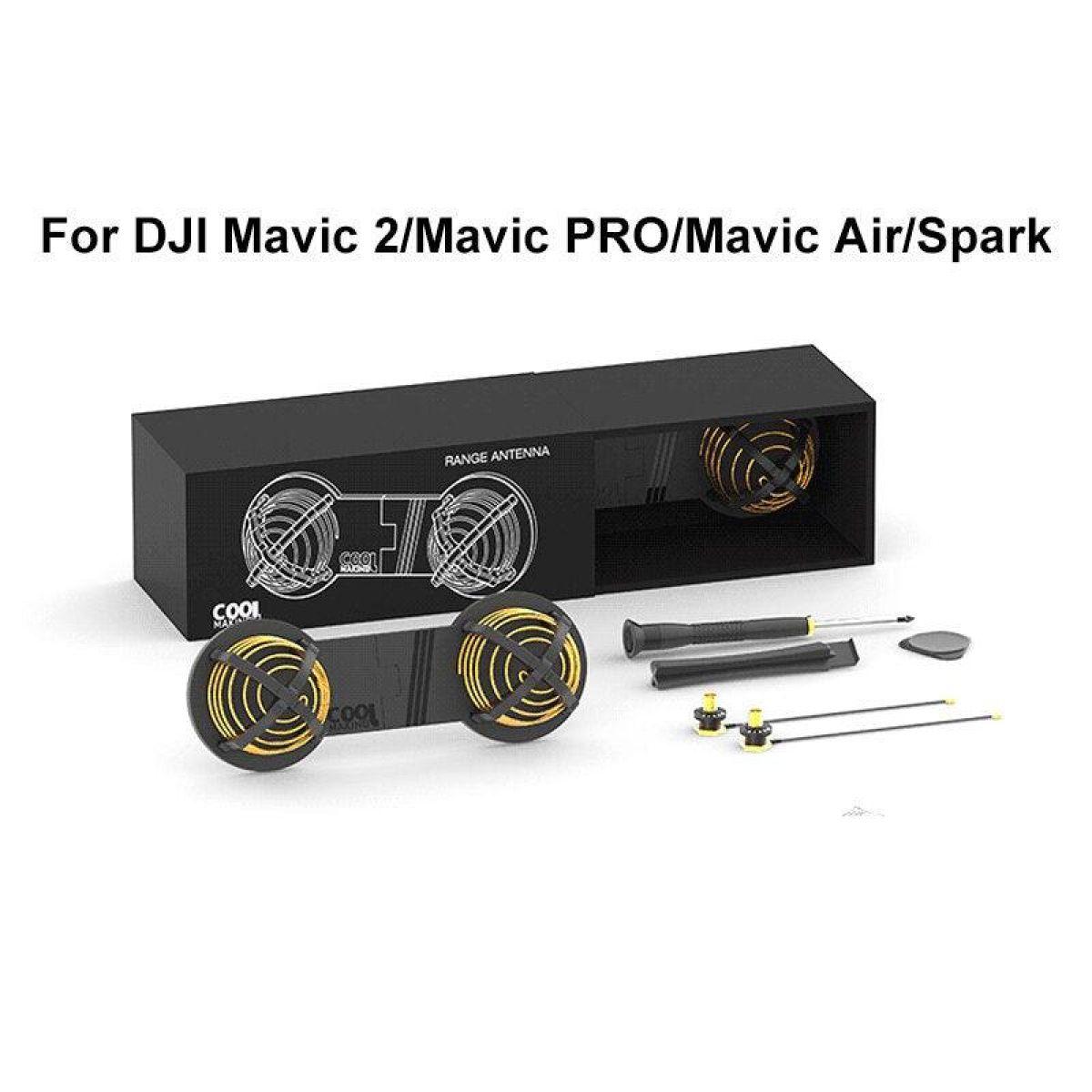 Антенна с ДУ и усилением сигнала для DJI Mavic, Spark, Phantom 3/4/4PRO, Air, Mavic 2 Pro/Zoom Антенна с ДУ и усилением сигнала для DJI Mavic, Spark, Phantom 3/4/4PRO, Air, Mavic 2 Pro/Zoom