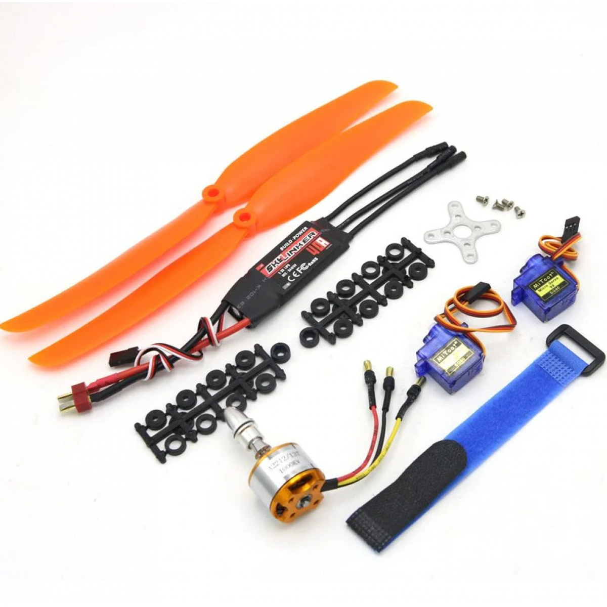 Бесщеточный мотор A2212 2200KV/1400KV/1000KV, ESC 30A/40A BLHeli, SG90 9G серво для авиамоделей Бесщеточный мотор A2212 2200KV/1400KV/1000KV, ESC 30A/40A BLHeli, SG90 9G серво для авиамоделей