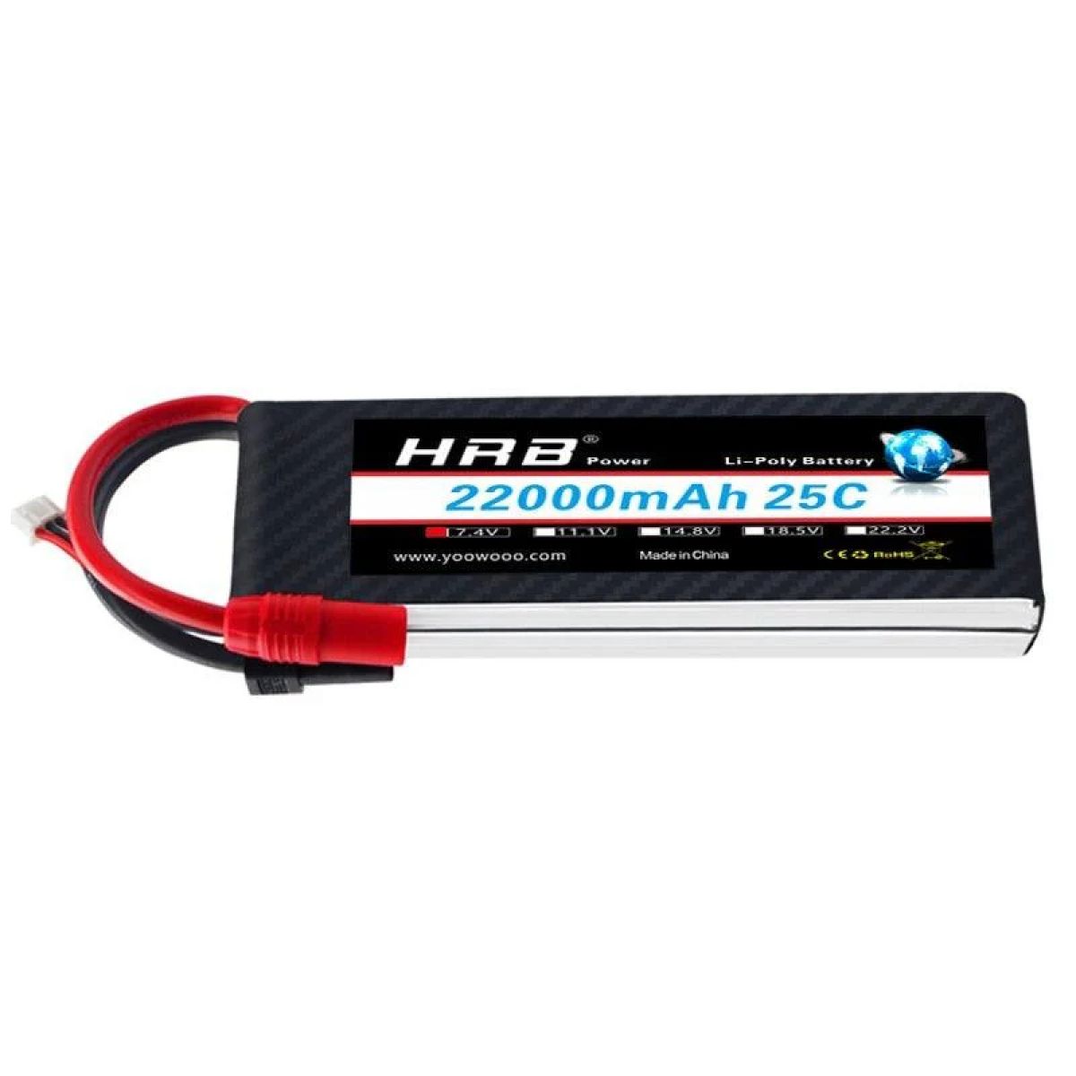 HRB 2S 7.4V 22000мАч Lipo аккумулятор - XT60 Deans XT90 EC5 XT150 AS150 XT90-S, 25C для RC моделей HRB 2S 7.4V 22000мАч Lipo аккумулятор - XT60 Deans XT90 EC5 XT150 AS150 XT90-S, 25C для RC моделей