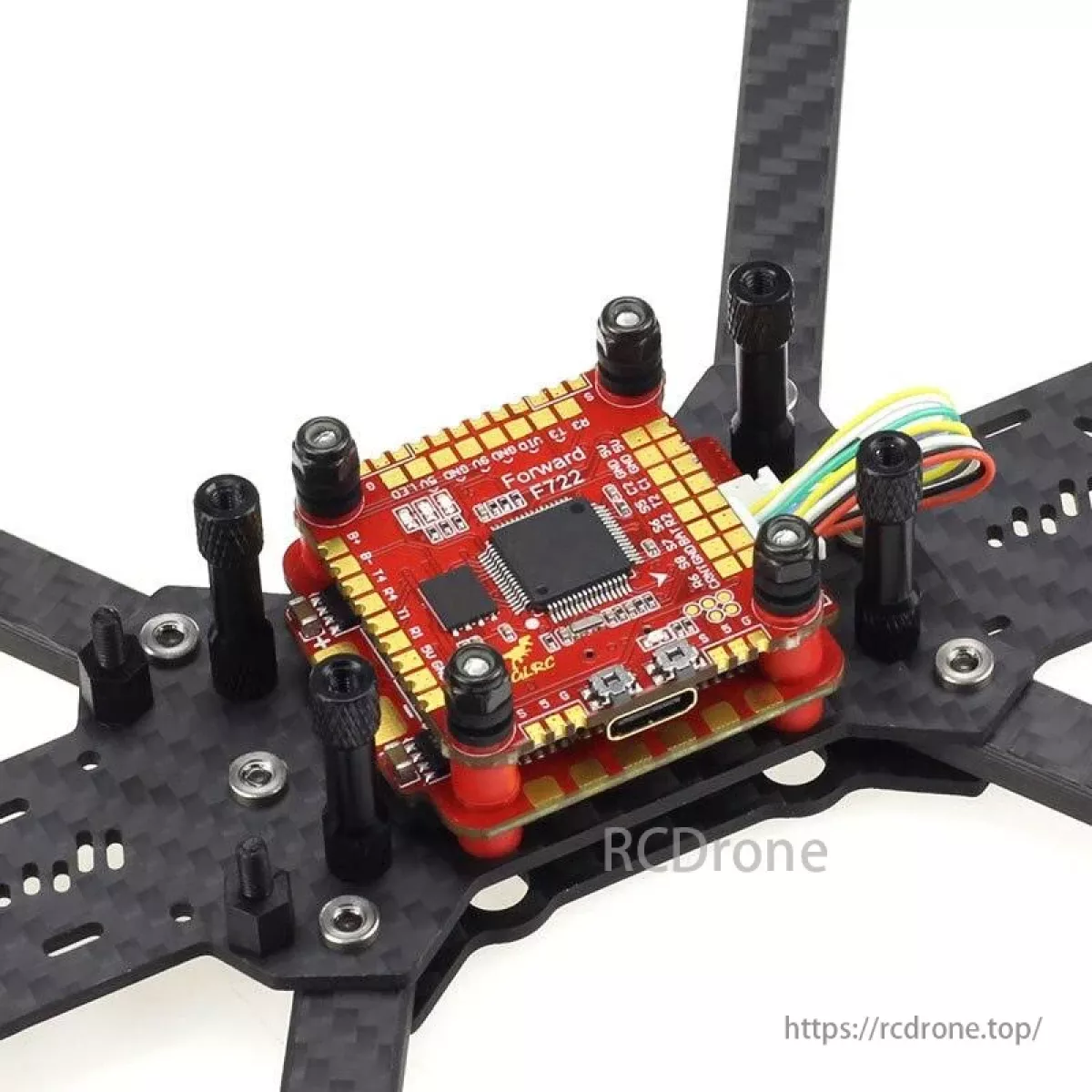 Полетный контроллер HGLRC Zeus F760 F7 3-6S с 4-в-1 ESC 60A BL_32 DShot1200 для FPV дронов DIY Полетный контроллер HGLRC Zeus F760 F7 3-6S с 4-в-1 ESC 60A BL_32 DShot1200 для FPV дронов DIY
