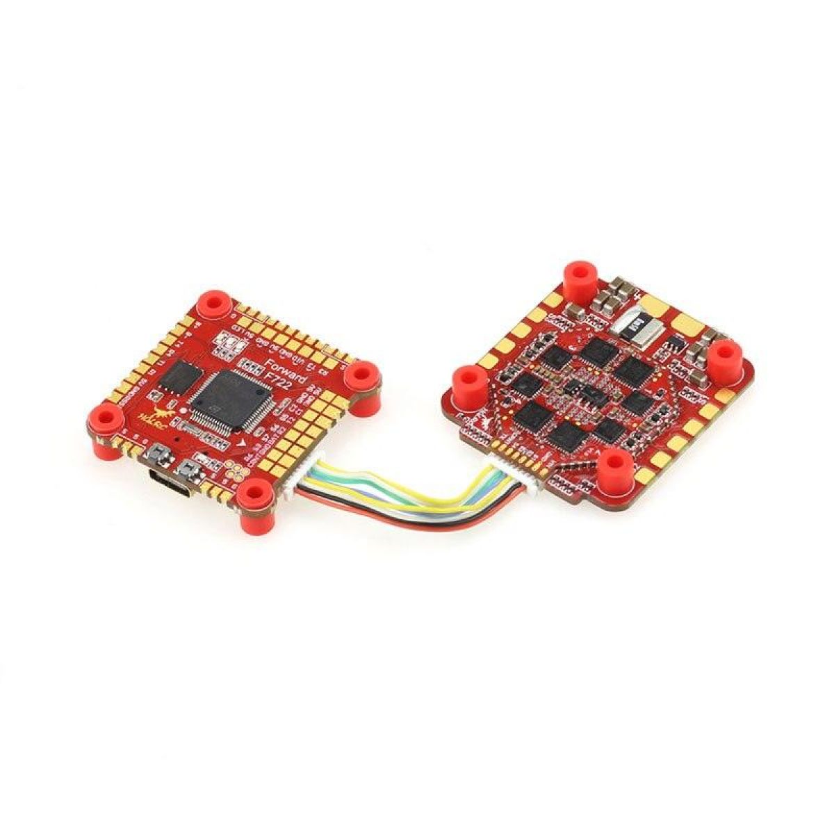 Полетный контроллер HGLRC Zeus F760 F7 3-6S с 4-в-1 ESC 60A BL_32 DShot1200 для FPV дронов DIY Полетный контроллер HGLRC Zeus F760 F7 3-6S с 4-в-1 ESC 60A BL_32 DShot1200 для FPV дронов DIY