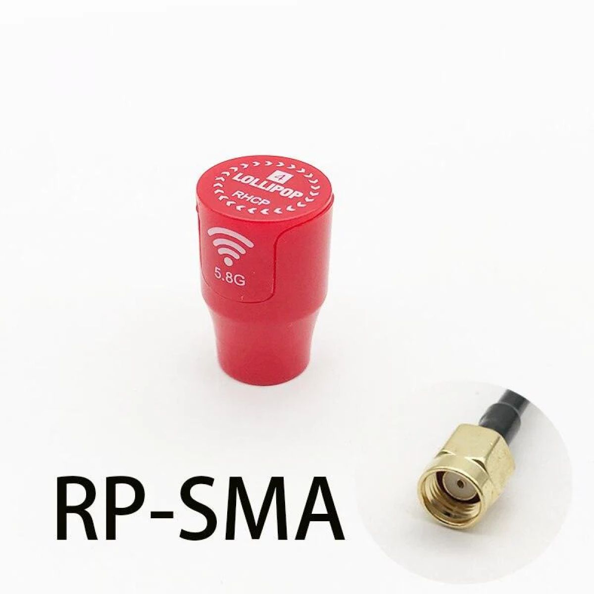 Антенна Lollipop 4 RHCP 5,8G 2,5dBi SMA/RP-SMA/MMCX/UFL для FPV дрона, компактная и легкая Антенна Lollipop 4 RHCP 5,8G 2,5dBi SMA/RP-SMA/MMCX/UFL для FPV дрона, компактная и легкая