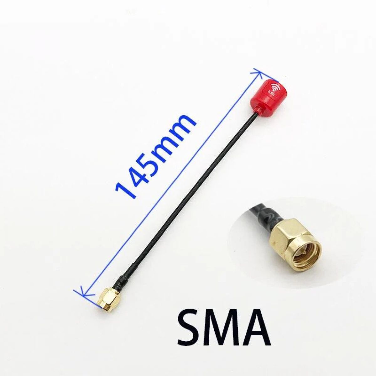 Антенна Lollipop 4 RHCP 5,8G 2,5dBi SMA/RP-SMA/MMCX/UFL для FPV дрона, компактная и легкая Антенна Lollipop 4 RHCP 5,8G 2,5dBi SMA/RP-SMA/MMCX/UFL для FPV дрона, компактная и легкая