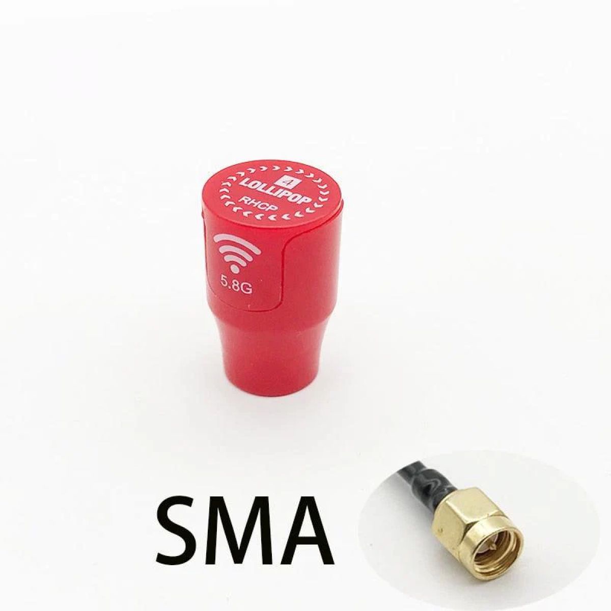 Антенна Lollipop 4 RHCP 5,8G 2,5dBi SMA/RP-SMA/MMCX/UFL для FPV дрона, компактная и легкая Антенна Lollipop 4 RHCP 5,8G 2,5dBi SMA/RP-SMA/MMCX/UFL для FPV дрона, компактная и легкая