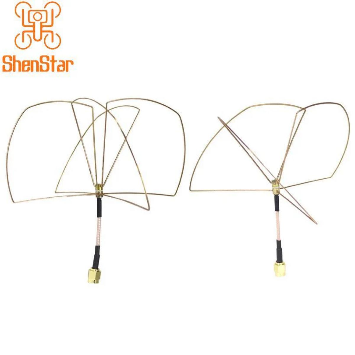 Антенна ShenStar 1,2 ГГц клеверная 3/4 лепестка SMA для FPV дрона, круговая поляризация Антенна ShenStar 1,2 ГГц клеверная 3/4 лепестка SMA для FPV дрона, круговая поляризация