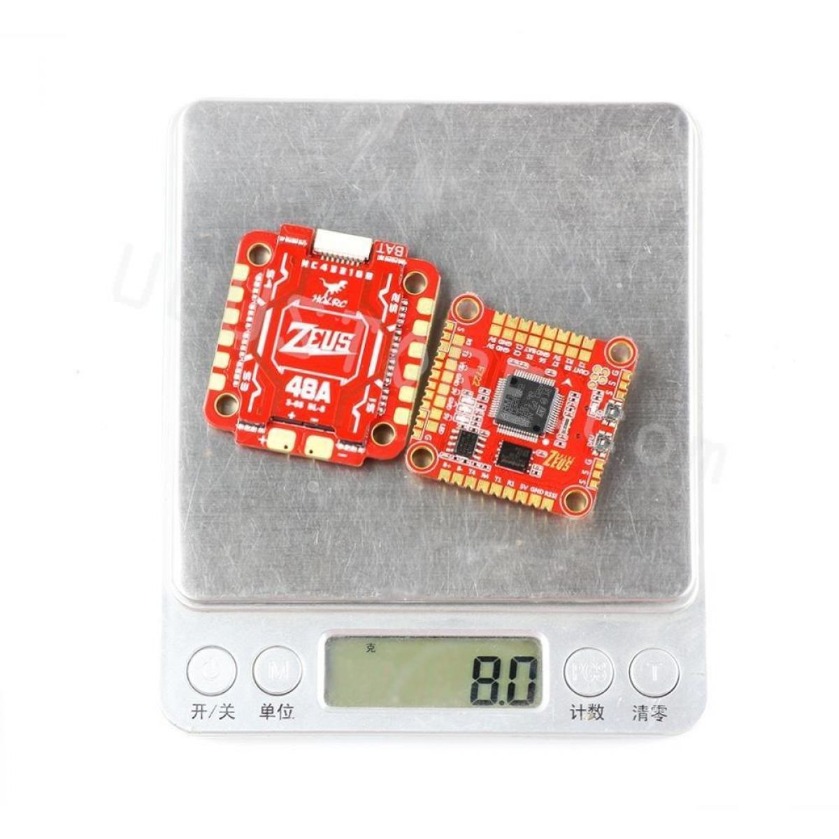 Стек HGLRC Zeus F748 F722 F7 OSD 3-6S контроллер + 48A 4in1 ESC, BEC, для FPV дрона, DJI поддержка Стек HGLRC Zeus F748 F722 F7 OSD 3-6S контроллер + 48A 4in1 ESC, BEC, для FPV дрона, DJI поддержка