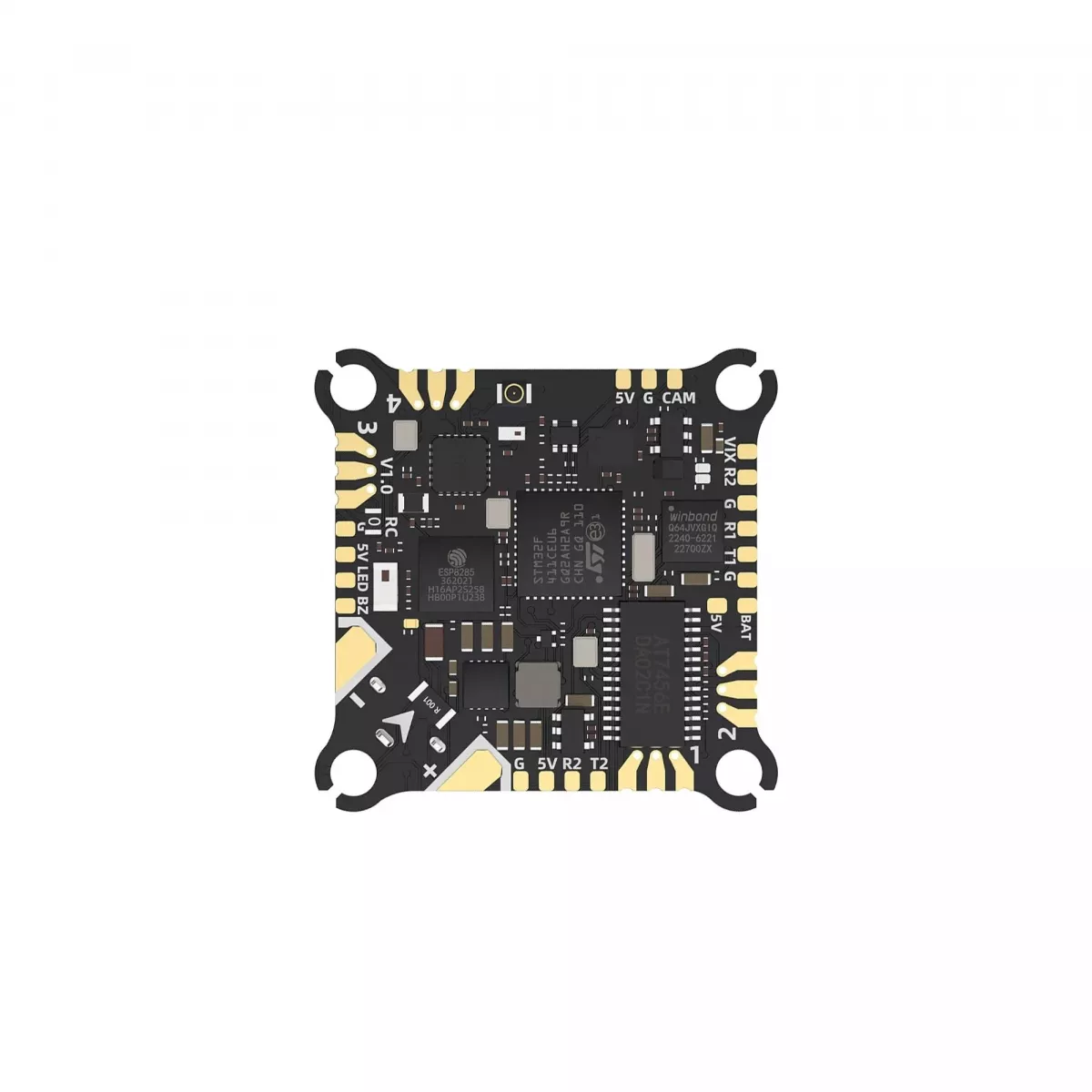 GEPRC TAKER F411-12A-E AIO контроллер полёта с Blackbox и ESC 12A для дронов Whoop 1–2S GEPRC TAKER F411-12A-E AIO контроллер полёта с Blackbox и ESC 12A для дронов Whoop 1–2S