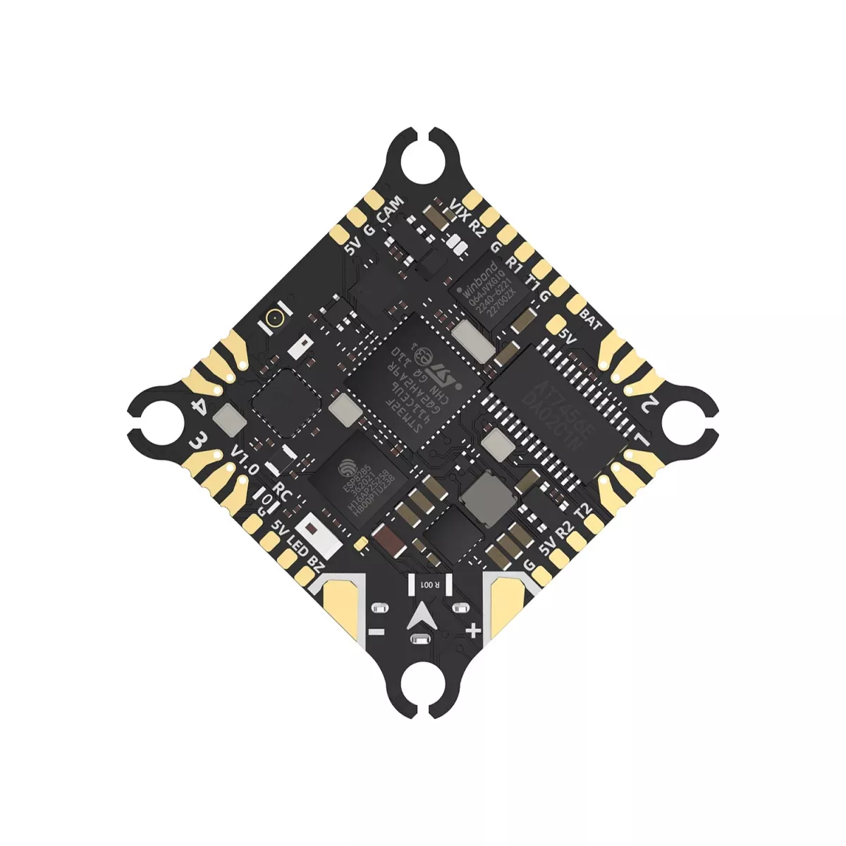 GEPRC TAKER F411-12A-E AIO контроллер полёта с Blackbox и ESC 12A для дронов Whoop 1–2S GEPRC TAKER F411-12A-E AIO контроллер полёта с Blackbox и ESC 12A для дронов Whoop 1–2S