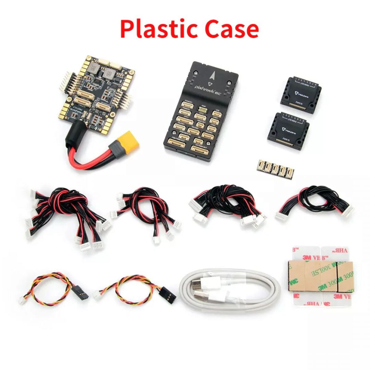 Автопилот Holybro Pixhawk 6C с PM02/PM07/P06, GPS M8N/M9N/M10 для дронов и авиамоделей, алюминий/пластик Автопилот Holybro Pixhawk 6C с PM02/PM07/P06, GPS M8N/M9N/M10 для дронов и авиамоделей, алюминий/пластик
