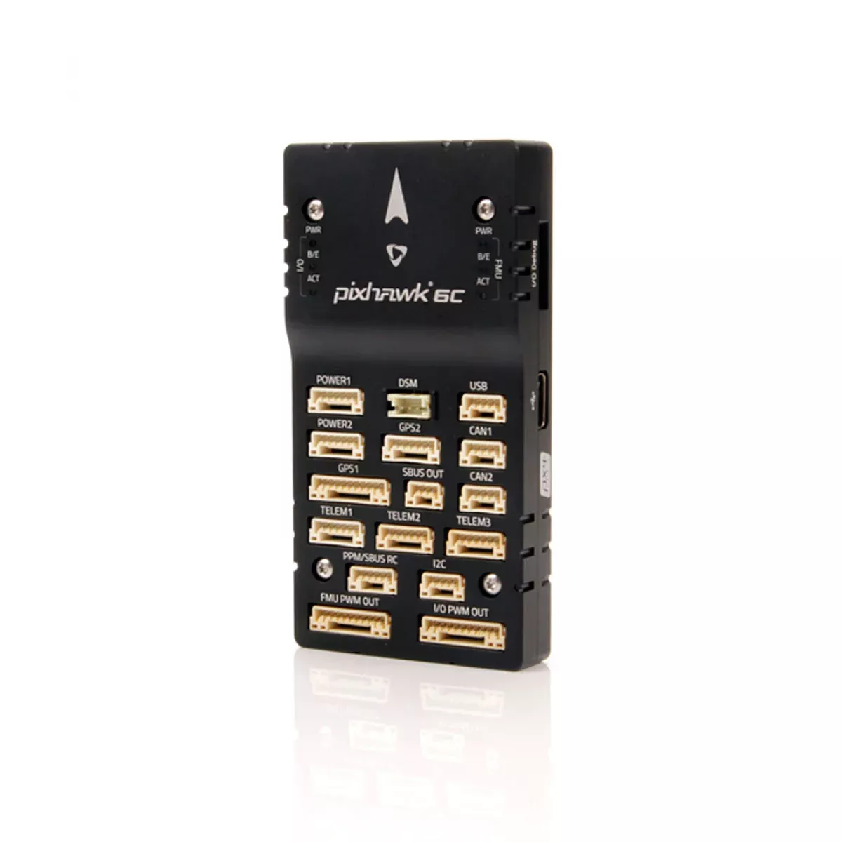 Автопилот Holybro Pixhawk 6C с PM02/PM07/P06, GPS M8N/M9N/M10 для дронов и авиамоделей, алюминий/пластик Автопилот Holybro Pixhawk 6C с PM02/PM07/P06, GPS M8N/M9N/M10 для дронов и авиамоделей, алюминий/пластик