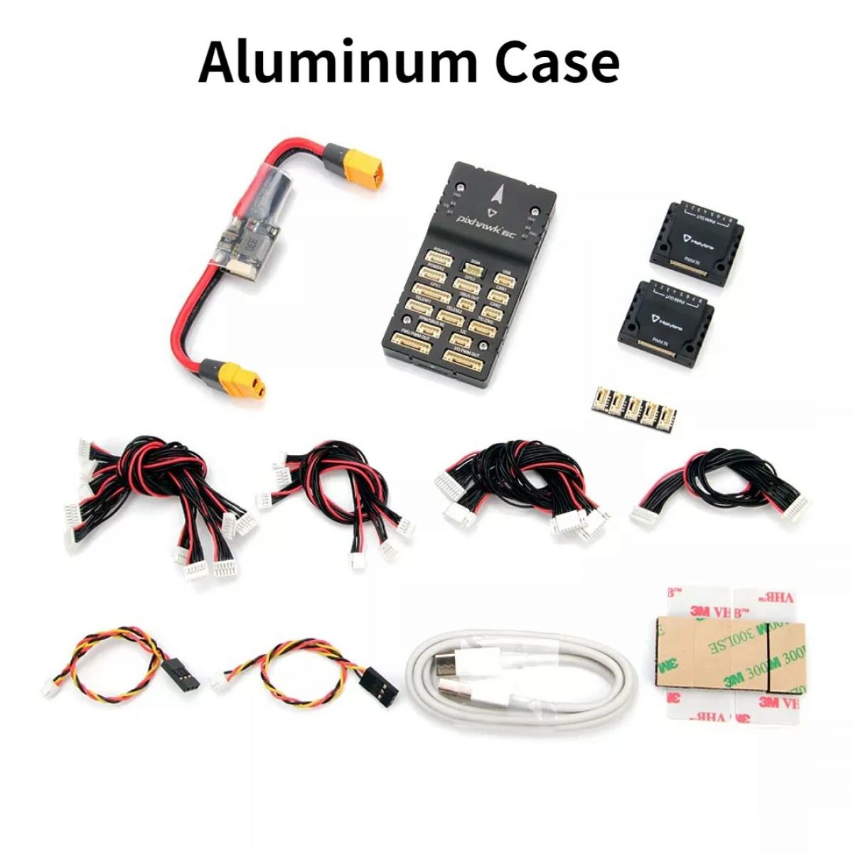 Автопилот Holybro Pixhawk 6C с PM02/PM07/P06, GPS M8N/M9N/M10 для дронов и авиамоделей, алюминий/пластик Автопилот Holybro Pixhawk 6C с PM02/PM07/P06, GPS M8N/M9N/M10 для дронов и авиамоделей, алюминий/пластик