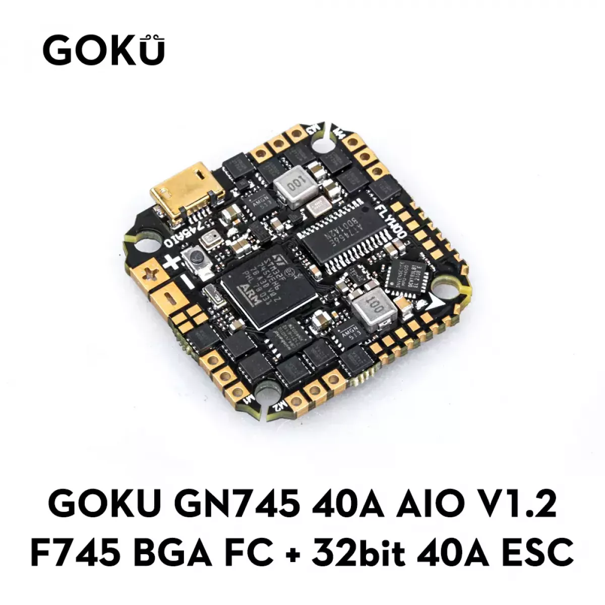Контроллер полёта GOKU GN 745 AIO 40A BL_32 V1.2 (MPU6000, 1MB FLASH, 25.5x25.5, 5В/9В) Контроллер полёта GOKU GN 745 AIO 40A BL_32 V1.2 (MPU6000, 1MB FLASH, 25.5x25.5, 5В/9В)