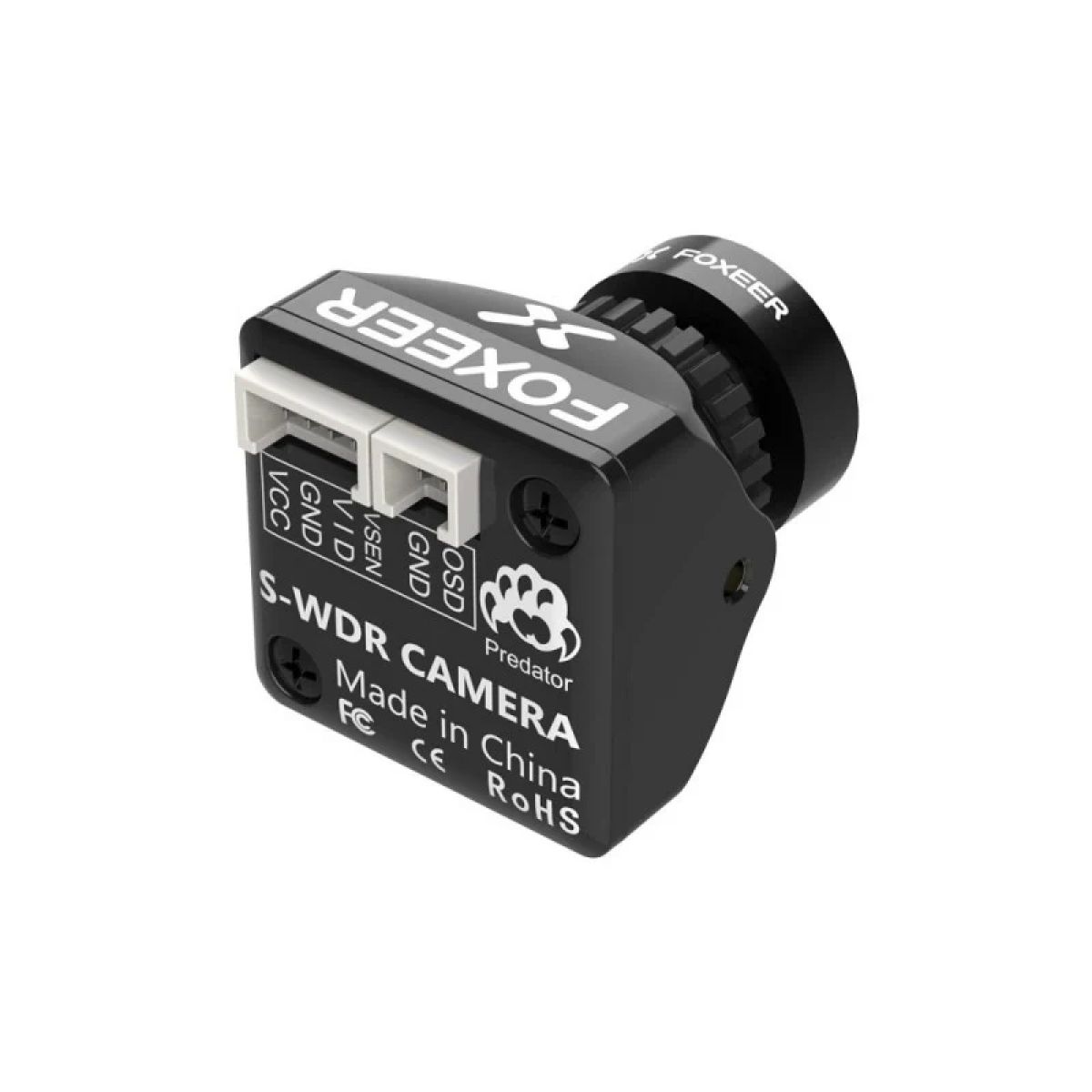 Камера Foxeer Micro Predator 5 – объектив M8, 4мс, Super WDR, Flip, 1000TVL, FPV для гонок Камера Foxeer Micro Predator 5 – объектив M8, 4мс, Super WDR, Flip, 1000TVL, FPV для гонок
