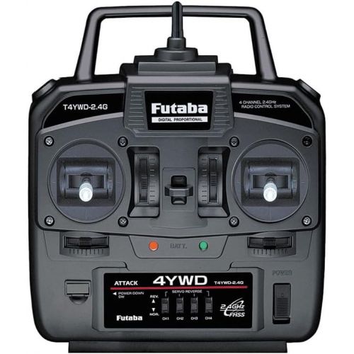 Передатчик Futaba Attack 4YWD — 4-канальная 2.4ГГц радиосистема с приёмником