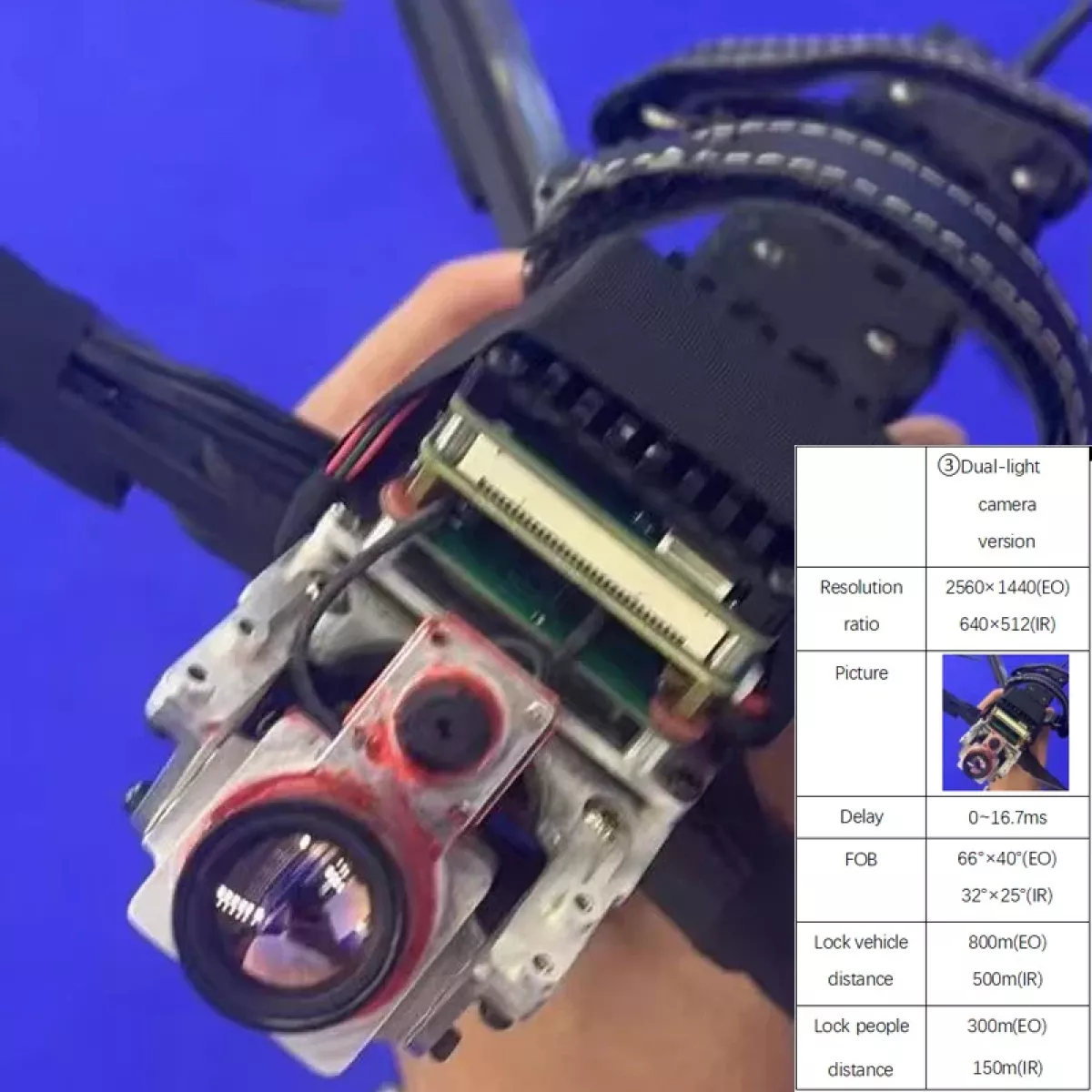 Модуль AI отслеживания целей для FPV-дрона с камерой 800М + тепловизором 640 и интеллектуальным трекингом Модуль AI отслеживания целей для FPV-дрона с камерой 800М + тепловизором 640 и интеллектуальным трекингом
