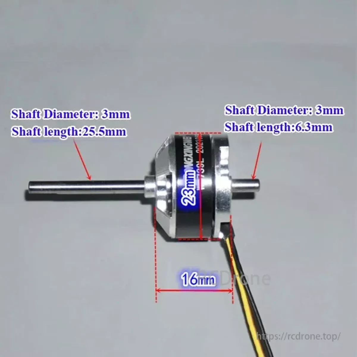 Бесколлекторный мотор 1806 1700KV 3–6S DC 12–24V, вал 23мм, для DIY самолетов и инструментов Бесколлекторный мотор 1806 1700KV 3–6S DC 12–24V, вал 23мм, для DIY самолетов и инструментов