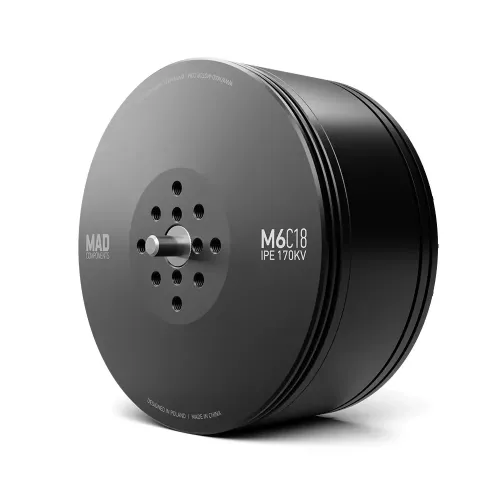 Бесщеточный мотор MAD M6C18 IPE V3 12S 170KV/6S 330KV для квадрокоптера 13КГ, гексакоптера 20КГ