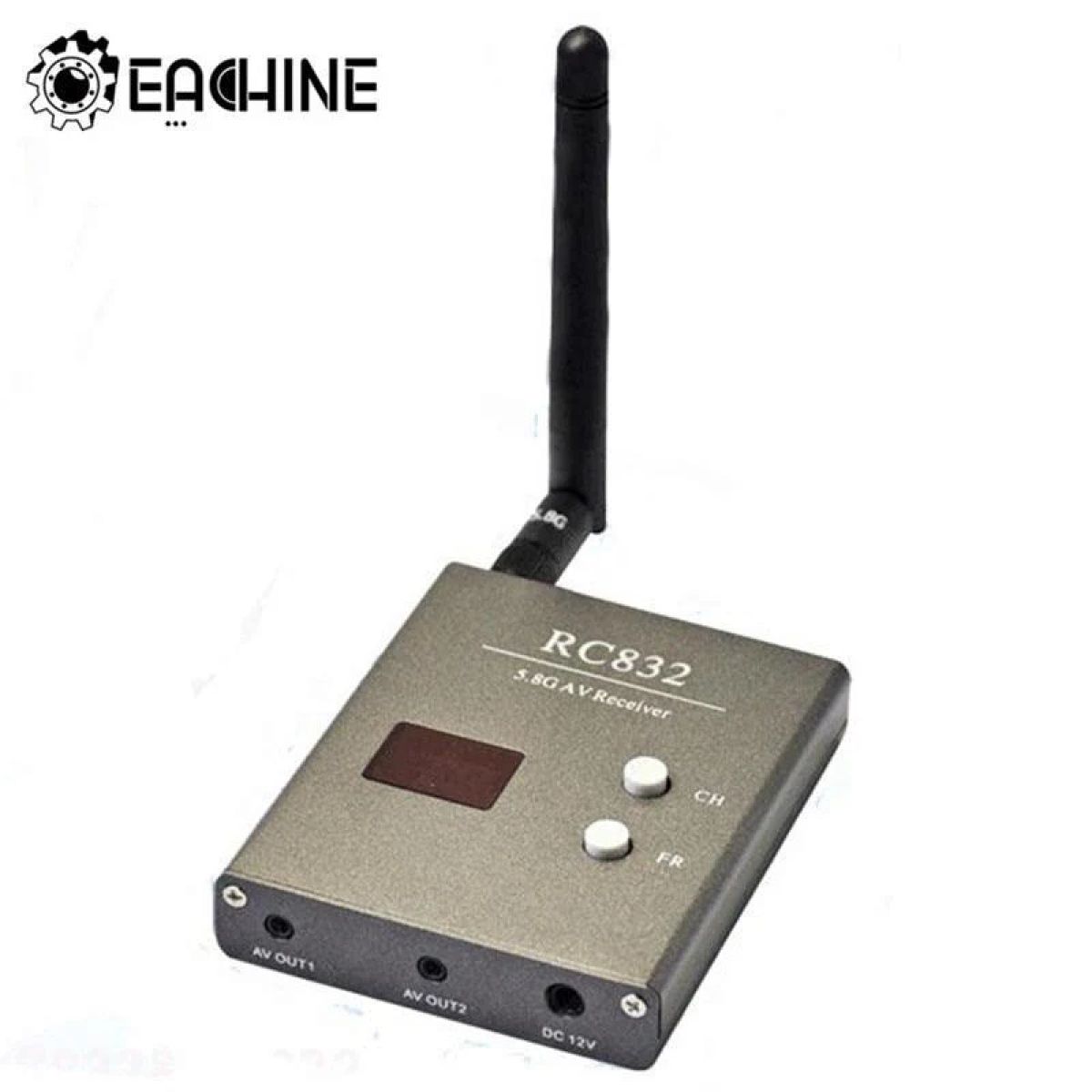 Eachine RC832 Boscam FPV 5.8ГГц 48CH беспроводной AV-приёмник для дрона и самолёта RC Eachine RC832 Boscam FPV 5.8ГГц 48CH беспроводной AV-приёмник для дрона и самолёта RC
