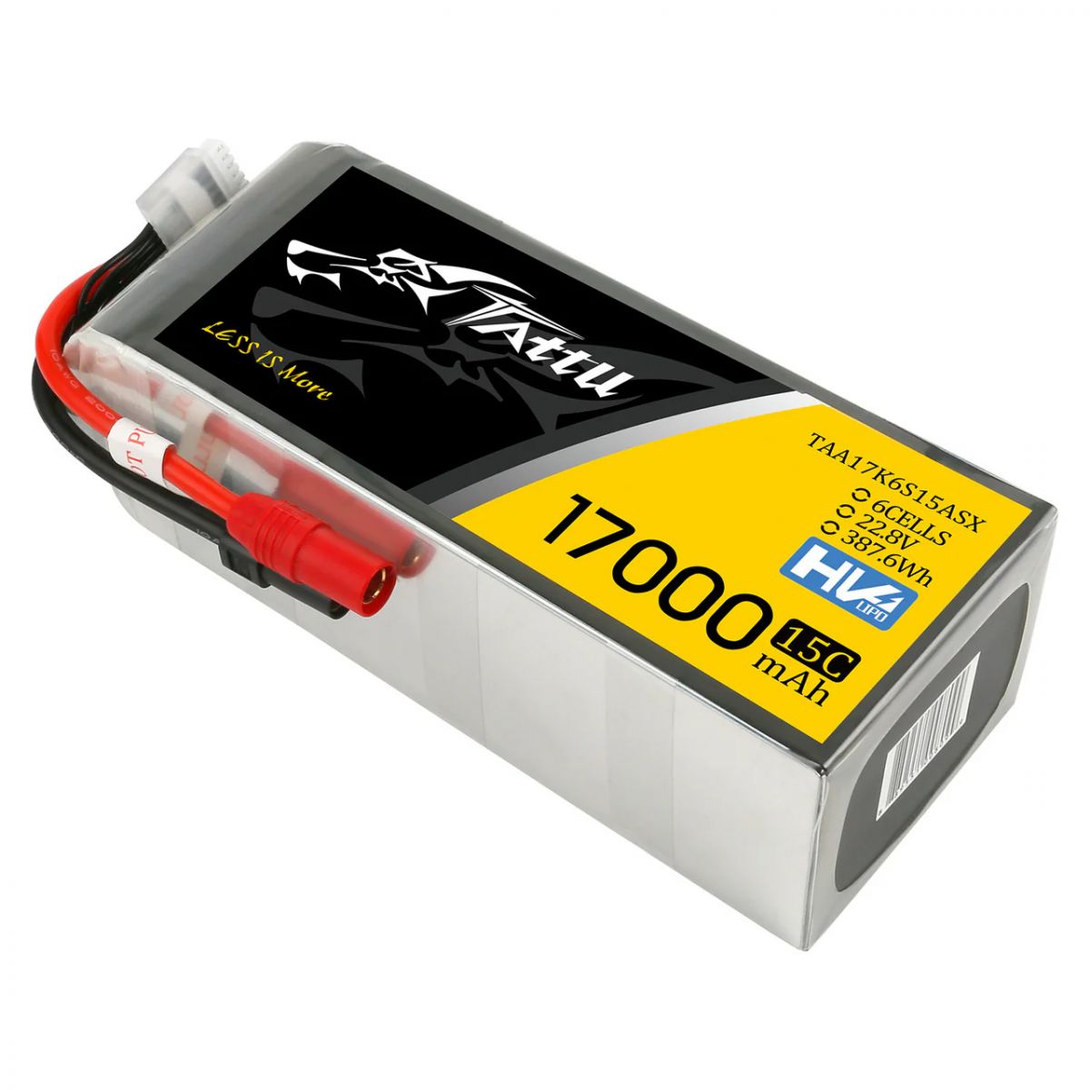 Аккумулятор Tattu G-Tech 22.8V 15C 6S 17000mAh LiPo с разъёмами AS150+XT150 для БПЛА Аккумулятор Tattu G-Tech 22.8V 15C 6S 17000mAh LiPo с разъёмами AS150+XT150 для БПЛА