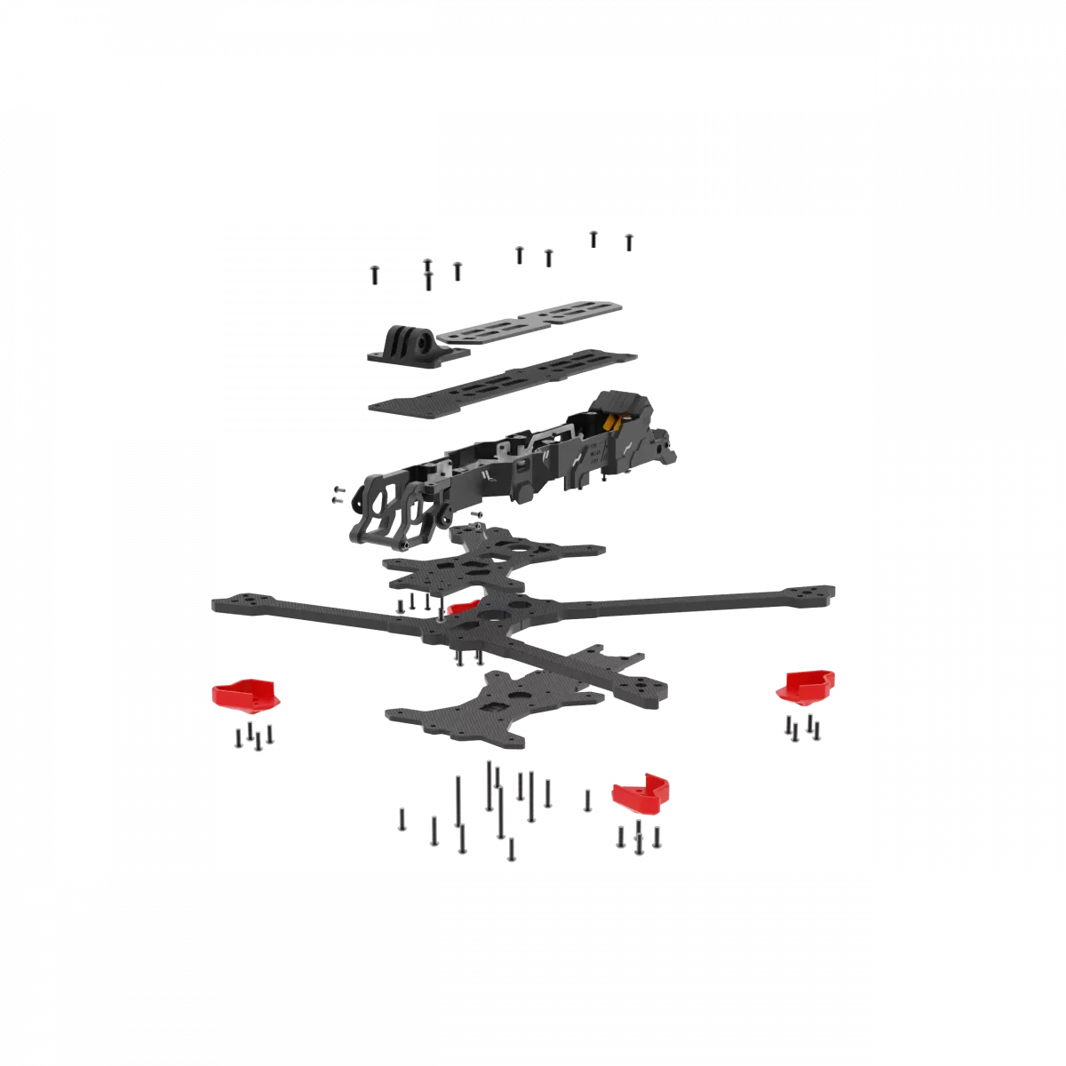 iFlight Chimera7 Pro V2 327мм Wheelbase 7" FPV Frame Kit с 6мм армами для FPV комплектующих iFlight Chimera7 Pro V2 327мм Wheelbase 7" FPV Frame Kit с 6мм армами для FPV комплектующих