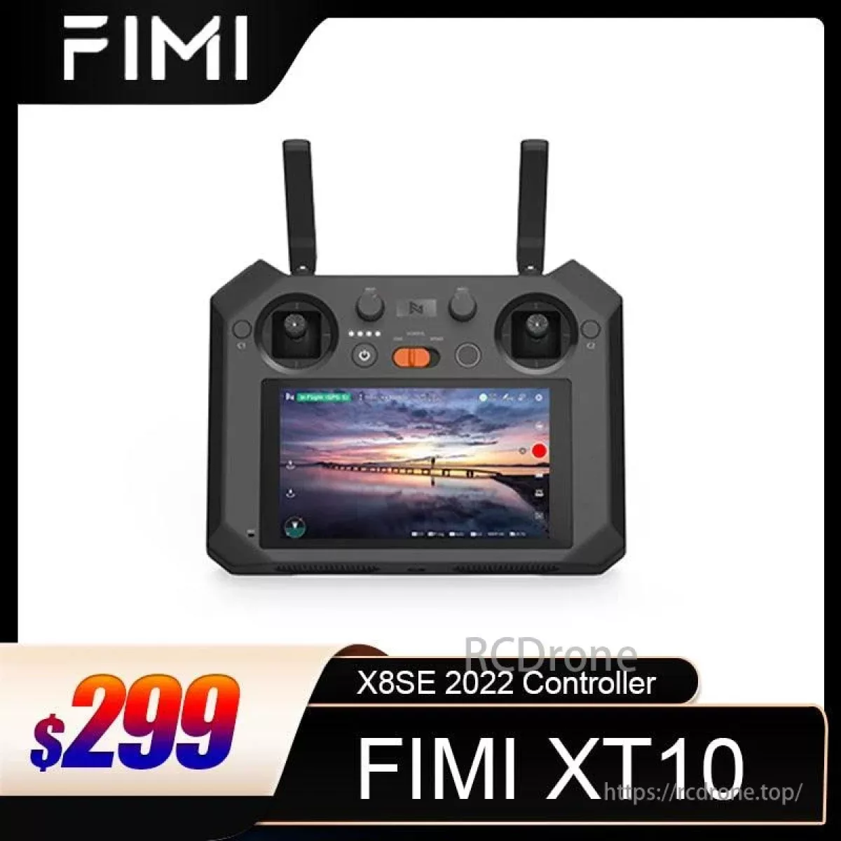 Пульт FIMI TX10 с экраном для дрона FIMI X8SE 2022/V2 — аксессуар RC, передатчик управления Пульт FIMI TX10 с экраном для дрона FIMI X8SE 2022/V2 — аксессуар RC, передатчик управления