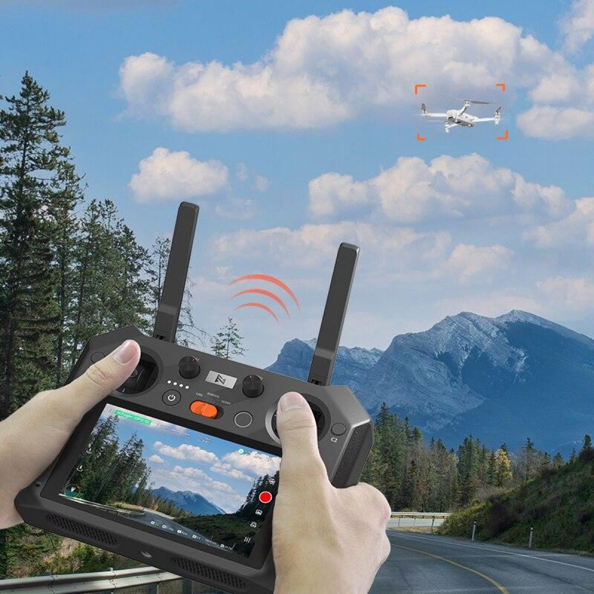 Пульт FIMI TX10 с экраном для дрона FIMI X8SE 2022/V2 — аксессуар RC, передатчик управления Пульт FIMI TX10 с экраном для дрона FIMI X8SE 2022/V2 — аксессуар RC, передатчик управления