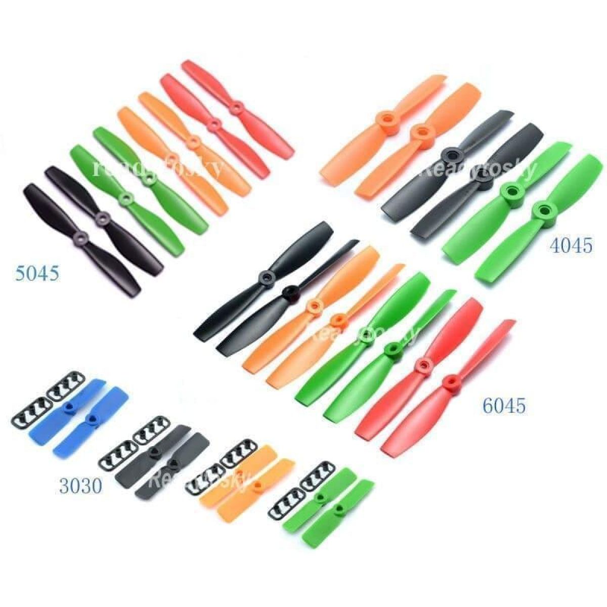 10 пар пропеллеров 3", 4", 5", 6" 3030 4045 5045 6045 Bullnose CW/CCW для квадрокоптера FPV 10 пар пропеллеров 3", 4", 5", 6" 3030 4045 5045 6045 Bullnose CW/CCW для квадрокоптера FPV