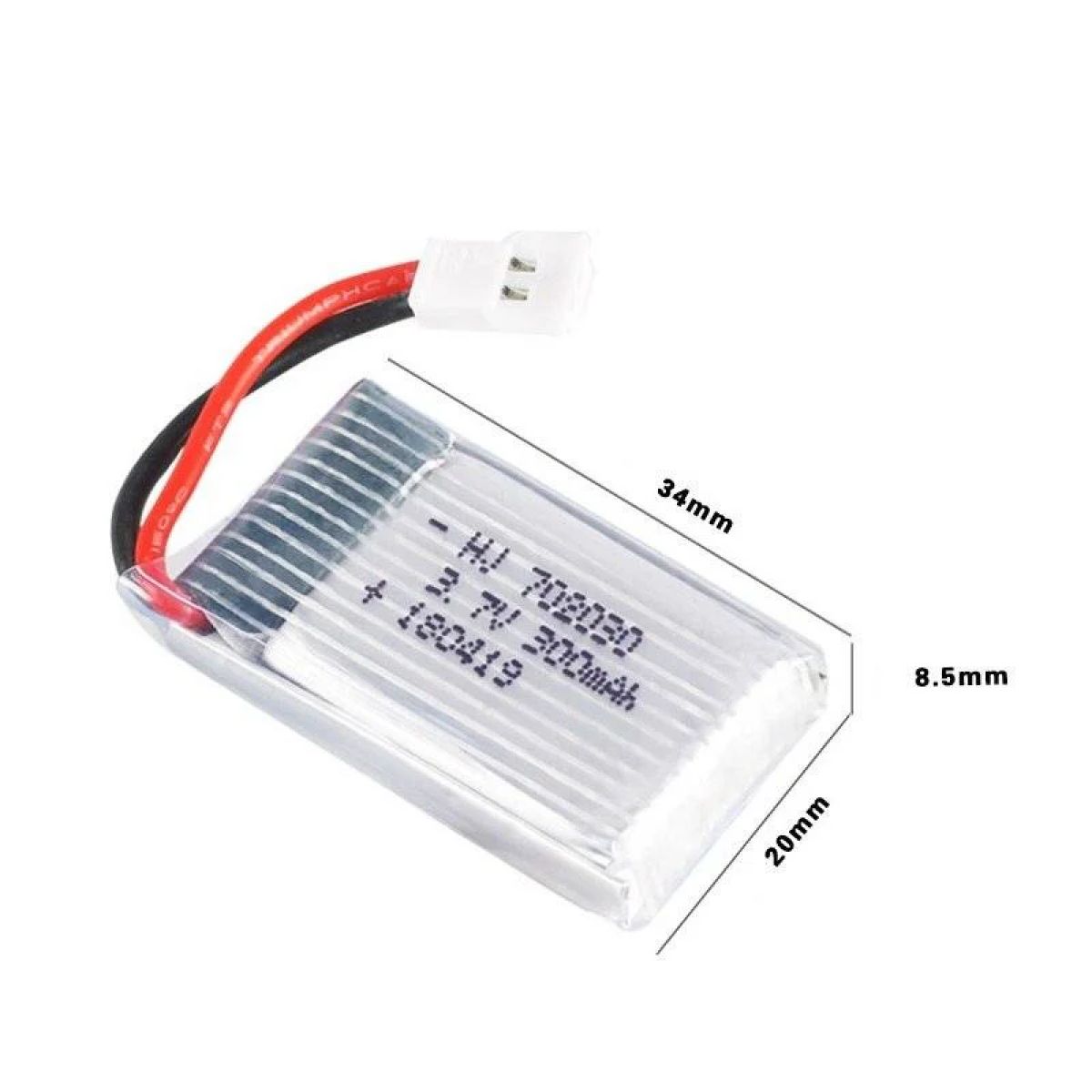 Аккумулятор 3.7В 300мАч с зарядкой для дронов U816 U830 F180 E55 FQ777 FQ17W H107 X11C FY530 Аккумулятор 3.7В 300мАч с зарядкой для дронов U816 U830 F180 E55 FQ777 FQ17W H107 X11C FY530
