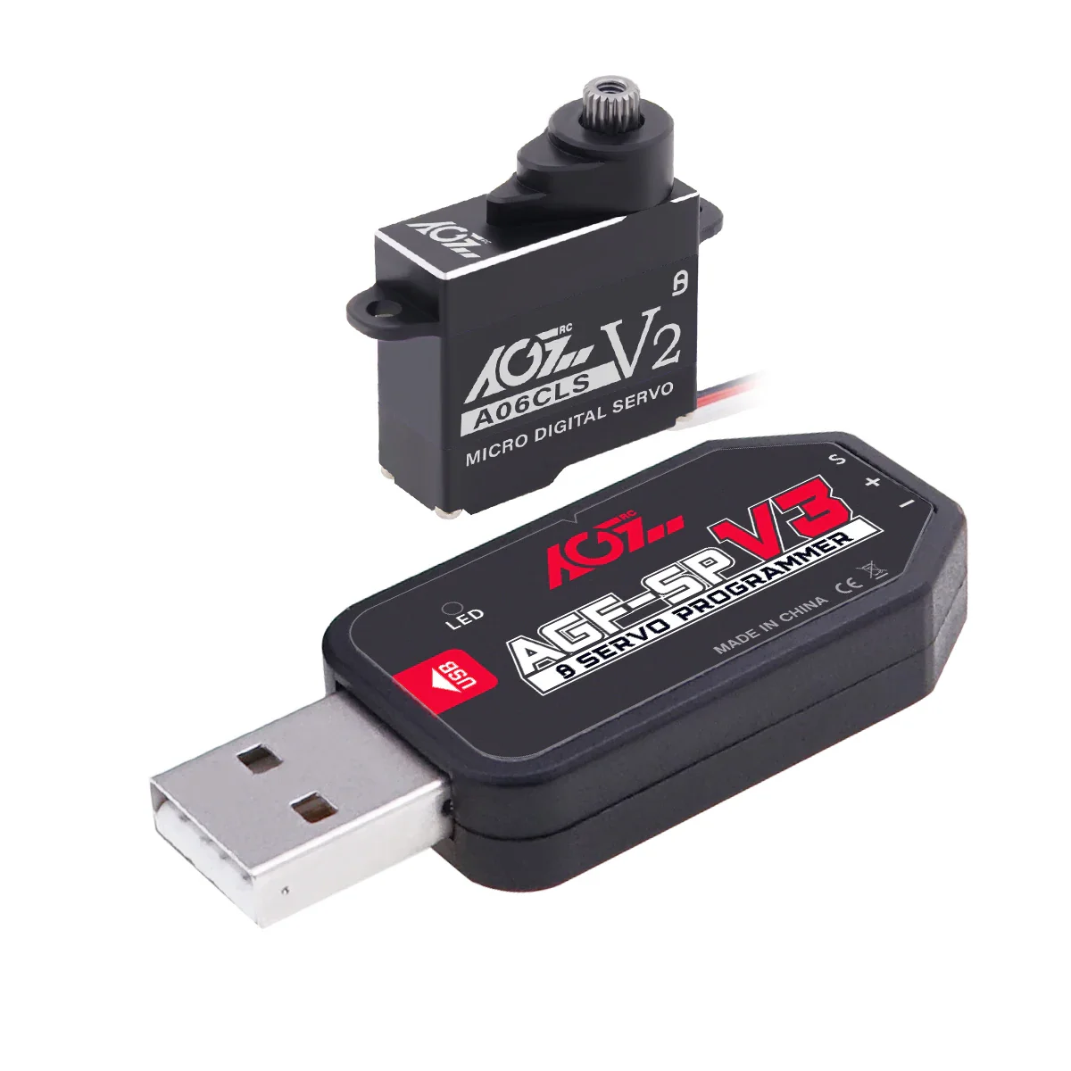 AGFRC A06CLS V2 Black - Серво 6г, 3КГ, титановые шестерни, Micro Coreless для Mini Z, GLR, GLA, MRZ, F3P AGFRC A06CLS V2 Black - Серво 6г, 3КГ, титановые шестерни, Micro Coreless для Mini Z, GLR, GLA, MRZ, F3P