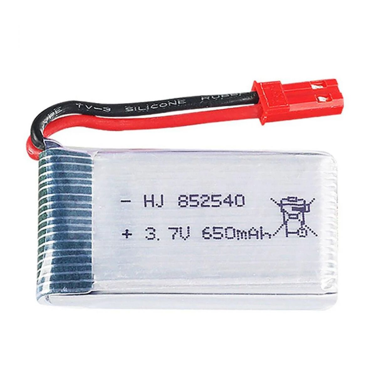 Аккумулятор LiPo 3.7В 650мАч для Syma X5c X5c-1 X5 H5c RC квадрокоптер, запасная батарея 2-6 шт Аккумулятор LiPo 3.7В 650мАч для Syma X5c X5c-1 X5 H5c RC квадрокоптер, запасная батарея 2-6 шт
