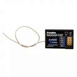 Приёмник Futaba R2004GF 4-канальный 2.4ГГц S-FHSS, 8г, для радиоуправляемых автомоделей