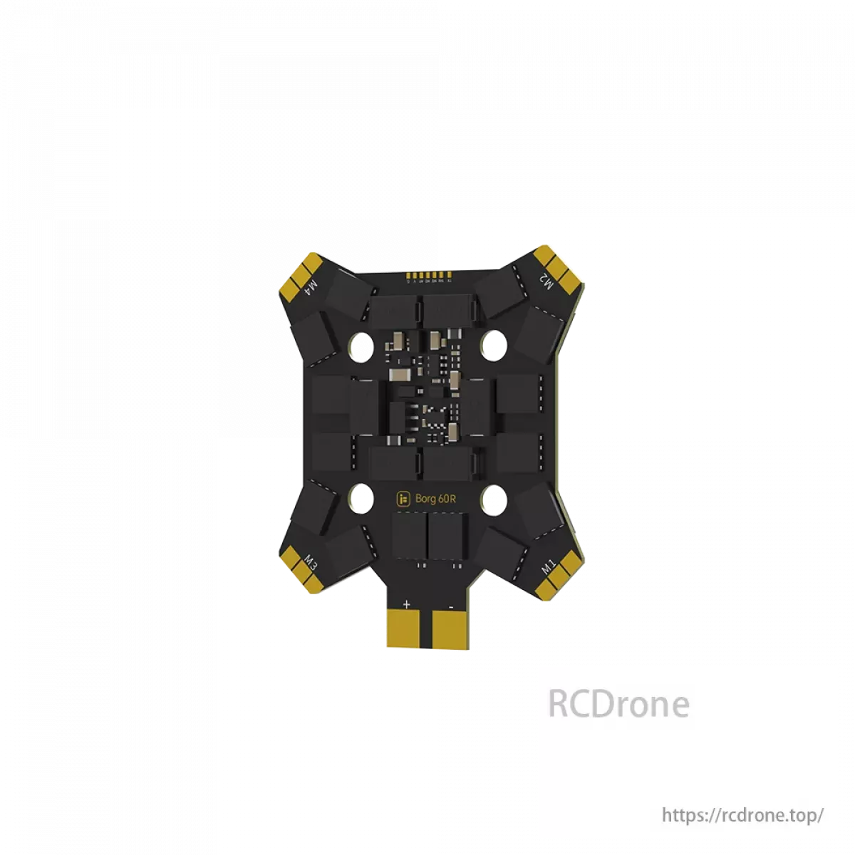 iFlight Borg 60R 4-в-1 ESC для FPV дронов – 3–8S, 60A, Anti-Spark, TVS, высокополимерный конденсатор, BLHeli_32 iFlight Borg 60R 4-в-1 ESC для FPV дронов – 3–8S, 60A, Anti-Spark, TVS, высокополимерный конденсатор, BLHeli_32