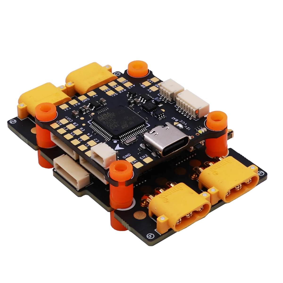 HAKRC EF60 F4 50A/65A стек FPV — F405 контроллер, 3oz медь, 4-в-1 ESC 2–8S, 30.5x30.5 мм HAKRC EF60 F4 50A/65A стек FPV — F405 контроллер, 3oz медь, 4-в-1 ESC 2–8S, 30.5x30.5 мм