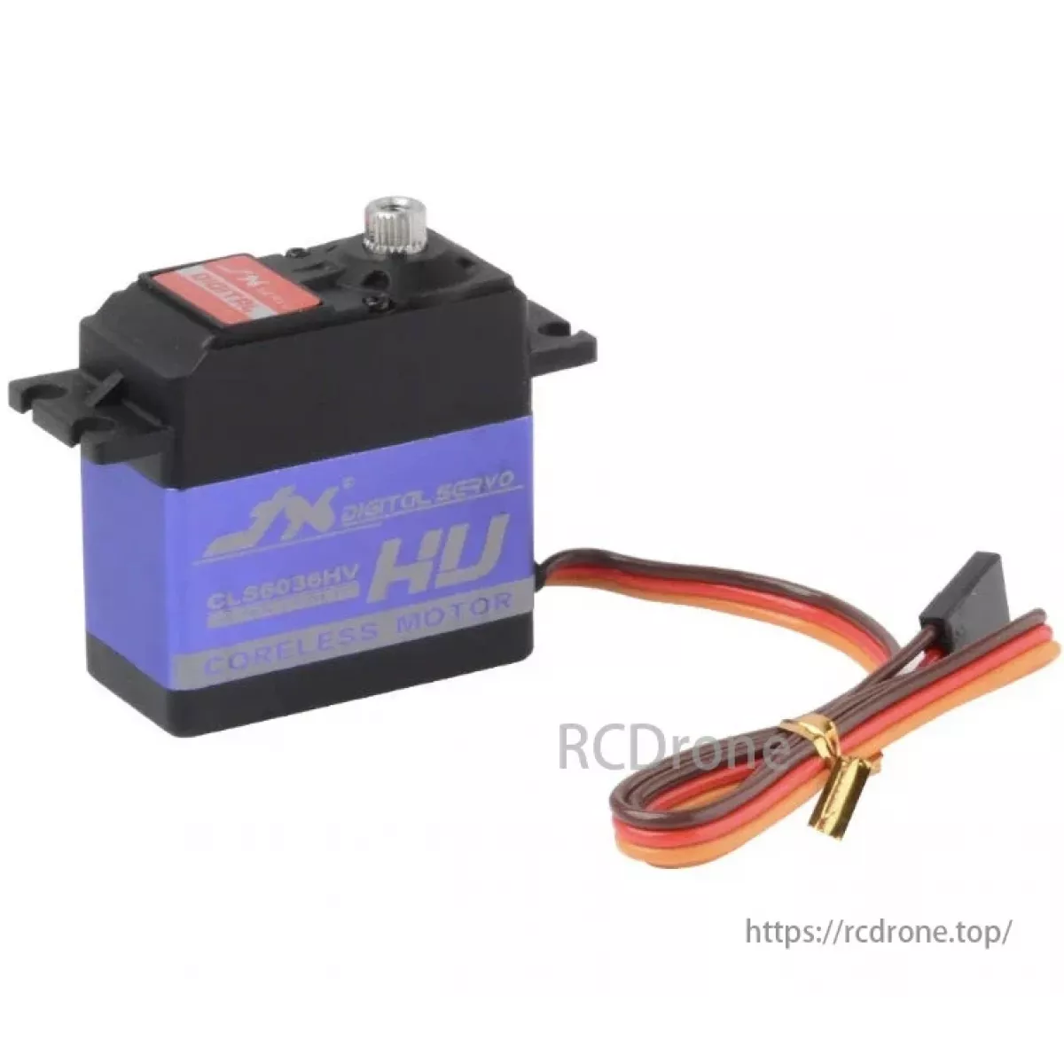 JX Servo CLS6036HV — 27кг, алюминиевый корпус, металлические шестерни, HV, бесколлекторный, цифровой JX Servo CLS6036HV — 27кг, алюминиевый корпус, металлические шестерни, HV, бесколлекторный, цифровой